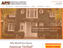 Tablet Screenshot of americanverified.com